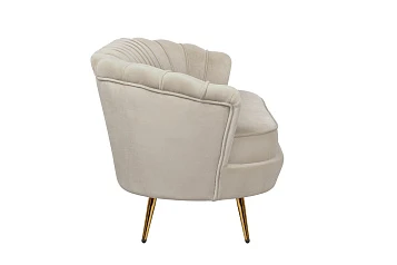 стильные Диван ракушка для гостиниц Pearl Triple Taupe