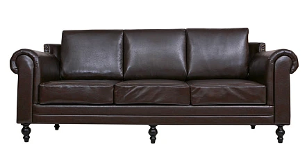 стильный Дизайнерский кожаный диван Toren Brown на заказ