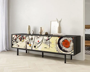 красивый Комод с восемью ящиками "Emerson" by Kandinsky арт EM03/Print_01