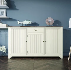 Бежевый комод Olivia 3 двери/1 ящик арт GA5005B