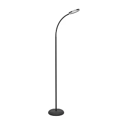 заказать 902176 Светодиод торшер с регулировкой цветовой температуры LAURO, 1X5,5W(LED), 2700K, 4000K, 6500K, 600lm, пластик, черный