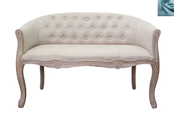 стильный Дизайнерский двухместный диван Kandy Double Mocca цвет голубой на заказ