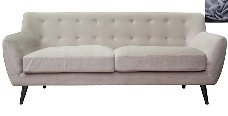 купить Прямой мягкий диван Albert 11 цвет серый