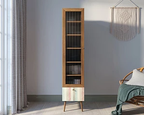 Буфет "Berber" одностворчатый с ящиком принт 45 арт BB48/Print_45 на заказ в интернет-магазине