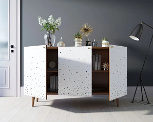 красивые Комод "Berber" три дверки 15 принт арт BB01/Print_15 на заказ