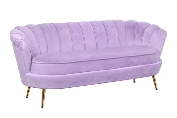 фото Диван ракушка для гостиниц Pearl Triple Purple в интерьере
