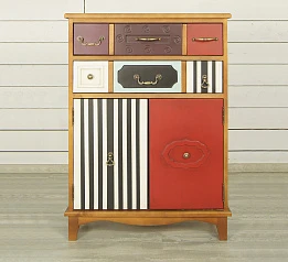 заказать Вертикальный комод Gouache Birch (2 ящика) арт G20016ETG/1