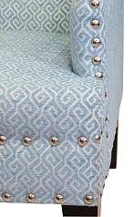 красивое Мягкое полукресло с подлокотниками Mart Blue на заказ