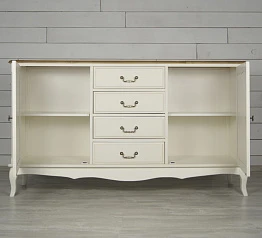 купить красивый Бежевый комод "Leontina" с дверками и ящиками арт ST9351 в интернет-магазине