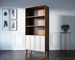 фото Стеллаж двухстворчатый "Andersen" арт AN12/2WH в интерьере