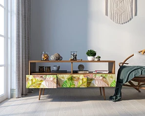 купить Консоль "Berber" с тремя ящиками принт 29 арт BB23/Print_29 в интернет-магазине