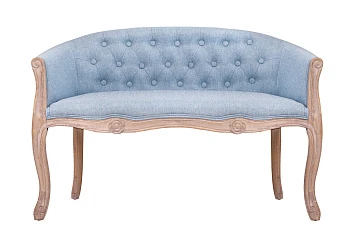 заказать Дизайнерский двухместный диван Kandy Double Light Blue