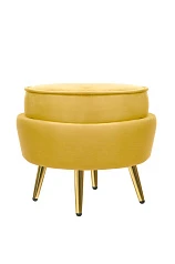 Пуф Pearl Adorn Yellow в интернет-магазине