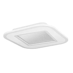 купить красивые 901234 Светодиодный потолочный светильник  MACCHIONI, 20W(LED), 380x380, сталь, пластик, белый/ пластик с эфф. хрусталя, белый, 2700-6500K, 2360lm