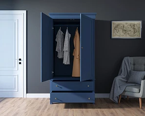 Шкаф двухстворчатый в стиле Кантри "Jules Verne" арт JV27ETGB