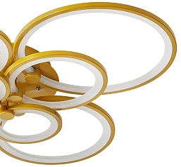 фото Светильник Oris 8 rings gold в интерьере