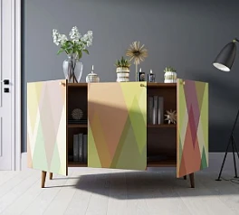 купить стильные Комод "Berber" три дверки 16 принт арт BB01/Print_16 в интернет-магазине