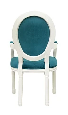 Мягкий стул с подлокотниками Volker Arm Blue and White в интернет-магазине