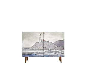 заказать Комод с принтом 51 "Berber" две дверки арт BB04/Print_51