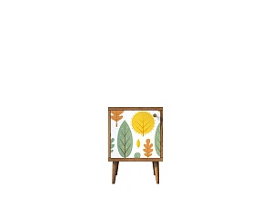 купить Тумбочка "Berber" с дверкой 30 принт арт BB21/Print_30, разноцветная в интернет-магазине