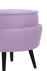 Пуф Pearl Adorn Purple на черных ножках в интернет-магазине