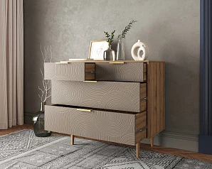 купить красивые Комод с четыремя ящиками "Line" R22/beige