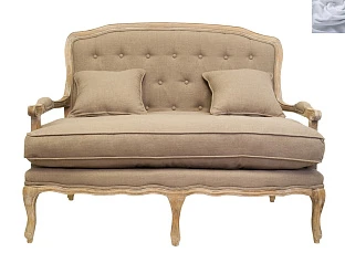 купить Прямой диван модерн Yareli Brown серый