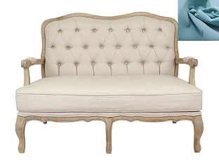 фото Прямой диван модерн Yareli цвет голубой