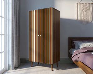 купить Шкаф малый двухстворчатый "Berber" принт 20 арт BB08/Print_20 в интернет-магазине