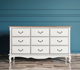 купить стильный Комод «Leontina» на девять ящиков арт ST9379 в интернет-магазине
