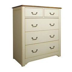 купить красивые Бежевый комод "Olivia" на пять ящиков арт GA2005C в интернет-магазине