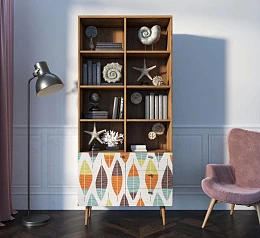 красивый Стеллаж на комоде "Berber" принт 48 арт BB44/Print_48 в интернет-магазине