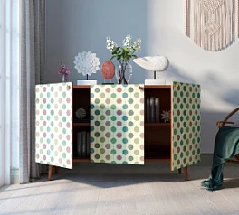 красивые Комод "Berber" три дверки 24 принт арт BB01/Print_24