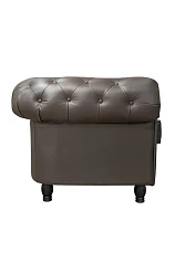 купить Диван из коричневой кожи Chesterfield Brown Leather 2S