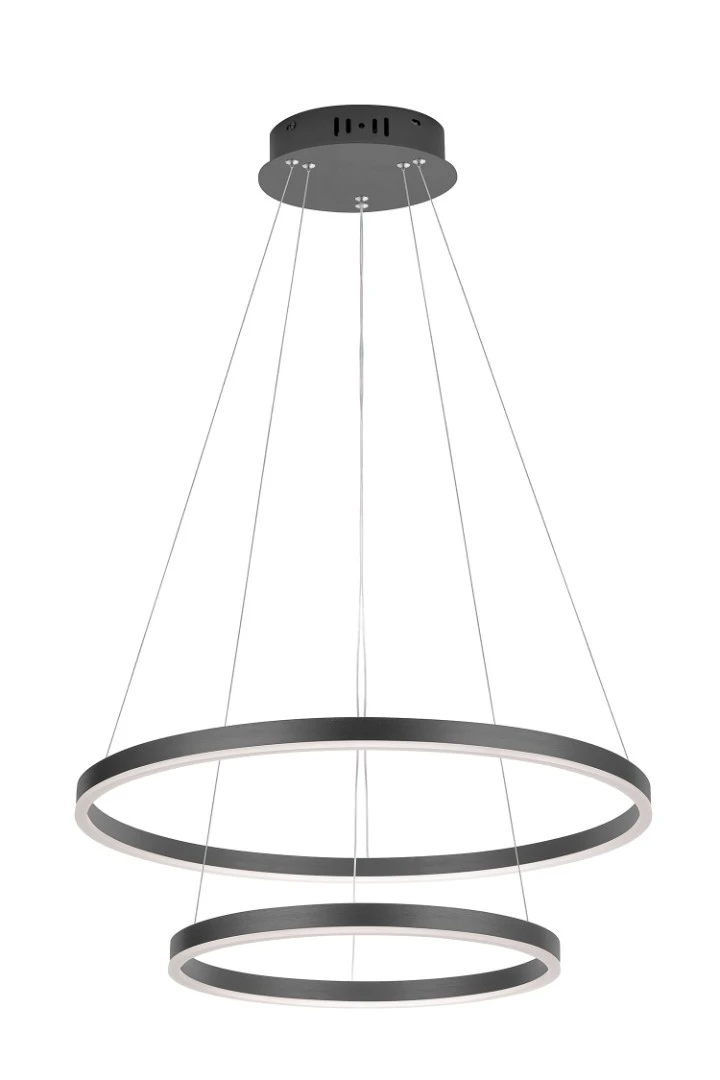 заказать Люстра Orblaze 2 rings 600 black в интернет-магазине