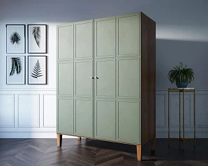 красивый Шкаф "Andersen" широкий двухстворчатый арт AN27 на заказ