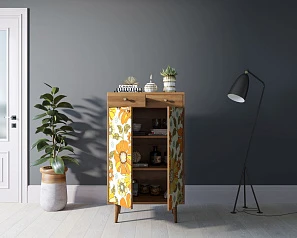 фото Комод "Berber" два ящика и дверки 47 принт арт BB46/Print_47