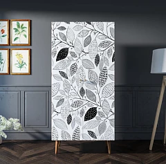 купить стильный Шкаф малый двухстворчатый "Berber" принт 9 арт BB08/Print_09