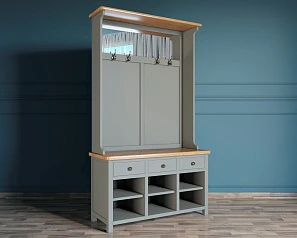 купить Прихожая Кантри "Jules Verne" в сером цвете арт JV13ETGG