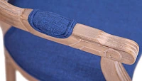 купить Мягкий стул с подлокотниками Volker Arm Original Blue