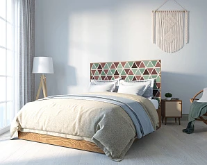 Кровать "Berber" 160х200 см 26 принт арт BB41/Print_26 на заказ