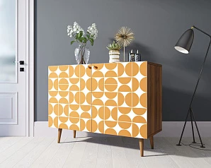 заказать стильные Комод "Berber" две дверки 14 принт арт BB04/Print_14