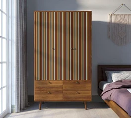 заказать Шкаф трехстворчатый "Berber" принт 20 арт BB02/Print_20 в интернет-магазине