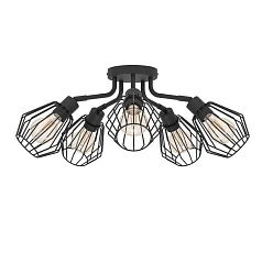 купить стильные 31532 Люстра TARBES, 5x60W(E27), сталь, черный в интернет-магазине