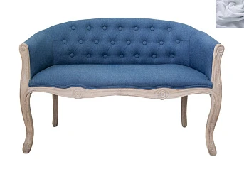 купить красивые Диван французский стиль Kandy Double Blue светло серый