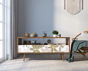 купить стильные Консоль "Berber" с тремя ящиками принт 27 арт BB23/Print_27