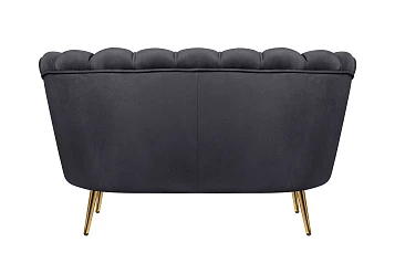 купить стильные Дизайнерский двухместный диван Pearl Double Black в интернет-магазине