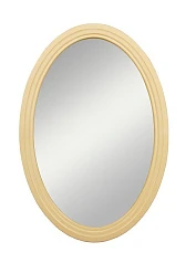 заказать стильное Бежевое овальное зеркало "Leontina" арт ST9333