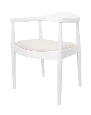 стильный Мягкий стул с подлокотниками Carlo White на заказ