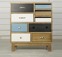 Комод «Aquarelle Birch» 9 ящиков арт RE-18ETG/4 в интерьере